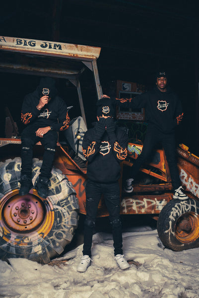 JSM Rhinestone hoodie