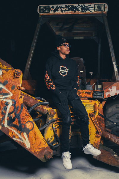 JSM Rhinestone hoodie