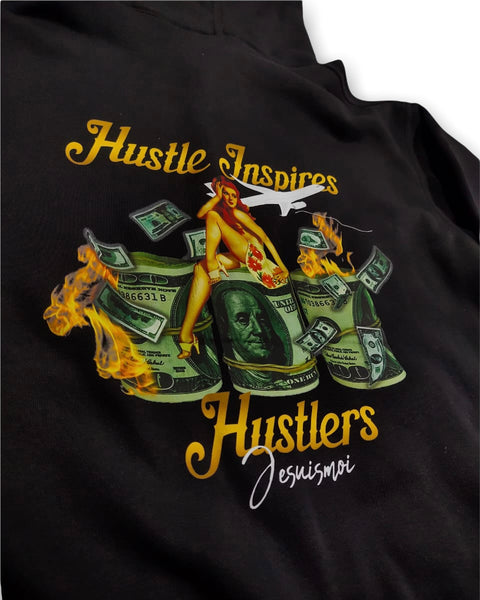 Hustlers Inspire Hustlers Full Zip-Up Hoodies